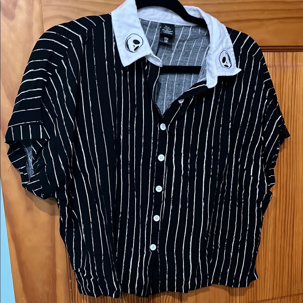 Black and White Striped Shirt